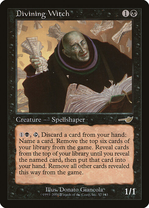 Divining Witch card art
