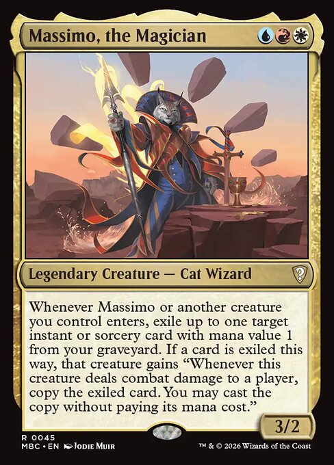 Massimo, the Magician card art