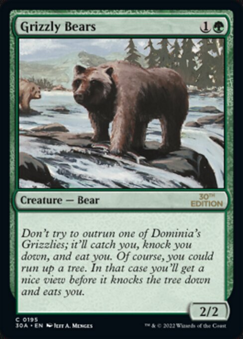 Grizzly Bears card art