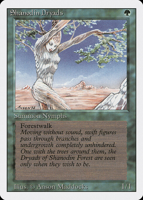 Shanodin Dryads card art