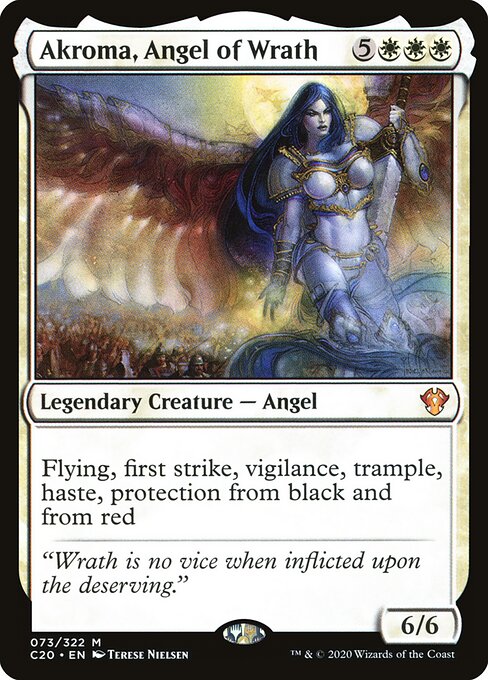 Akroma, Angel of Wrath card art