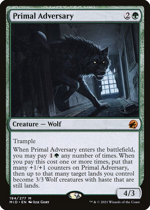 Primal Adversary card art