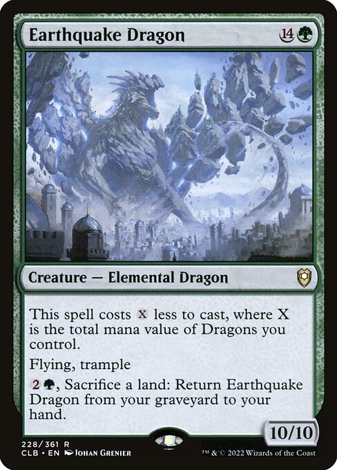 Earthquake Dragon card art