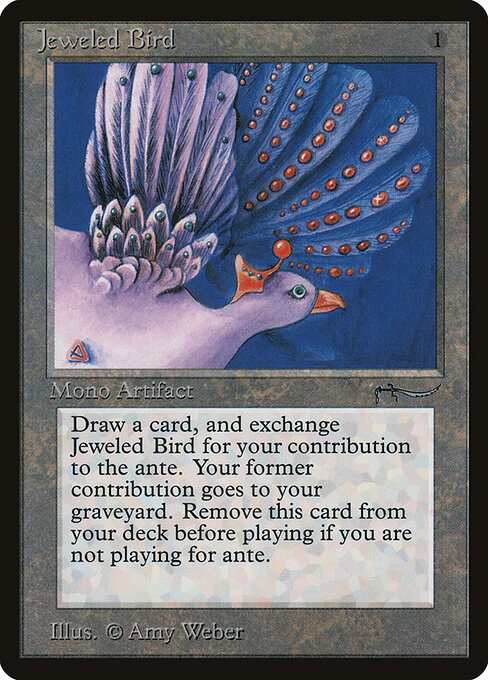 Jeweled Bird card art