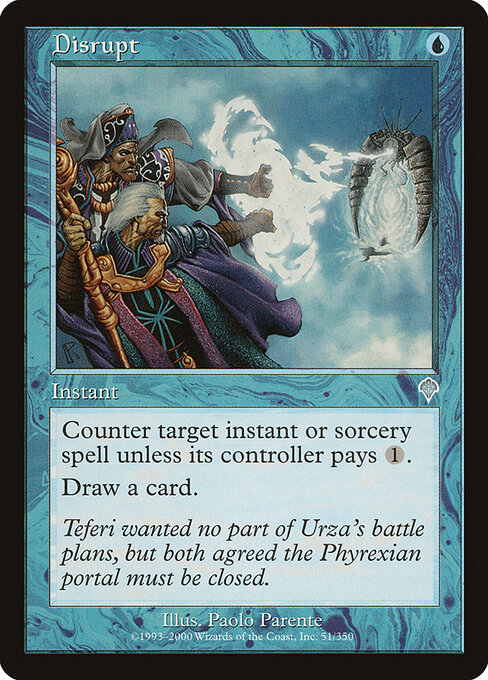 Disrupt card art