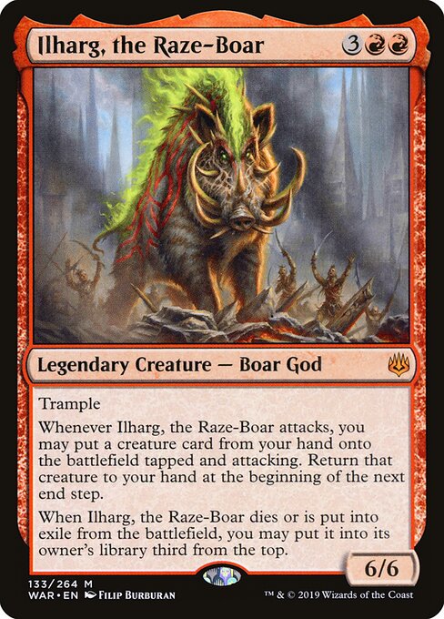 Ilharg, the Raze-Boar card art