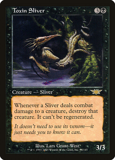 Toxin Sliver card art