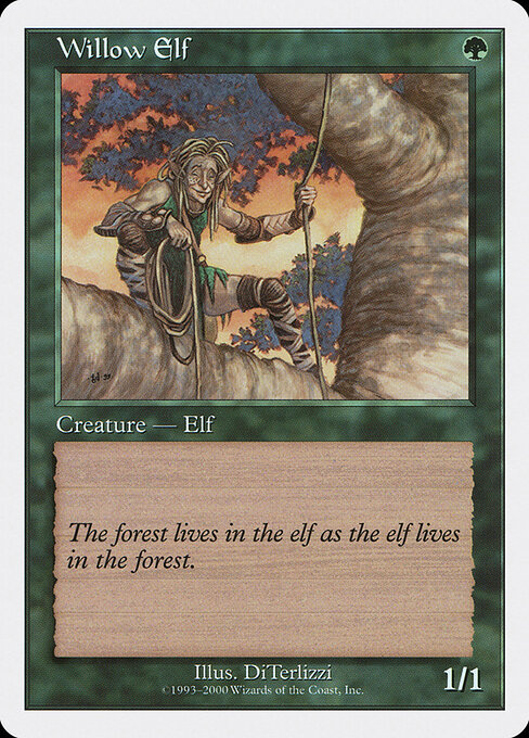 Willow Elf card art