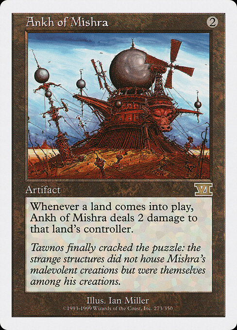 Ankh of Mishra card art
