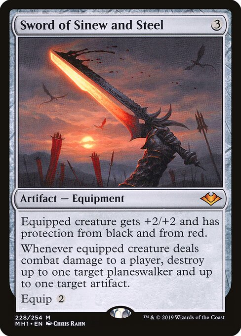 Sword of Sinew and Steel card art