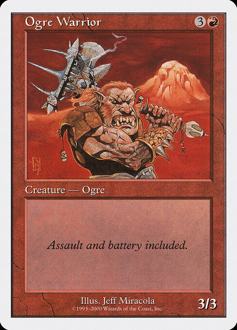 Ogre Warrior card art