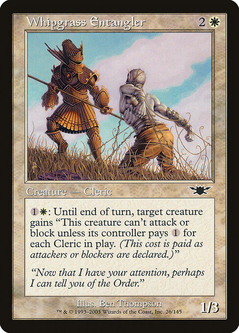 Whipgrass Entangler card art