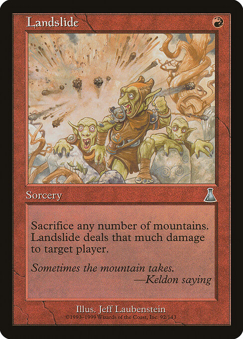 Landslide card art
