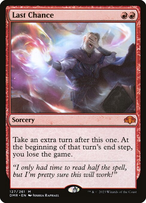 Last Chance card art