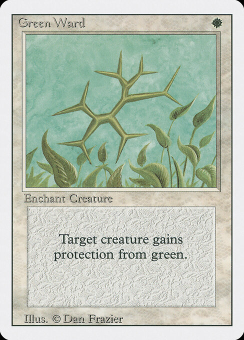Green Ward card art