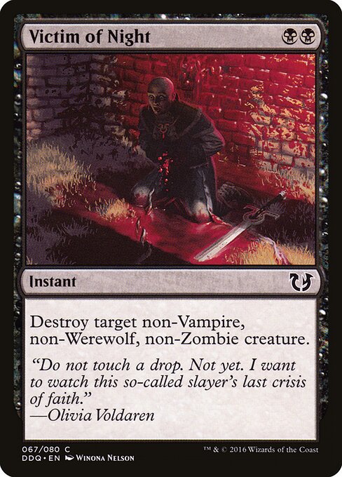 Victim of Night card art