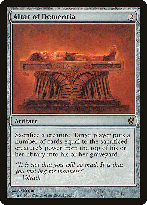 Altar of Dementia card art