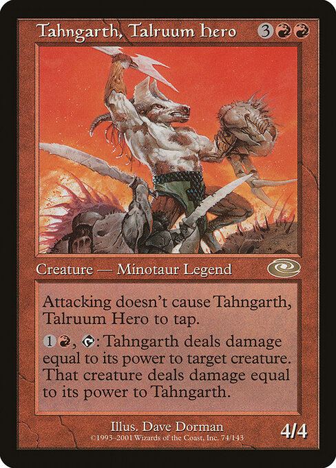 Tahngarth, Talruum Hero card art