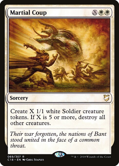Martial Coup card art