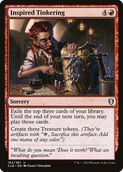 Inspired Tinkering card art