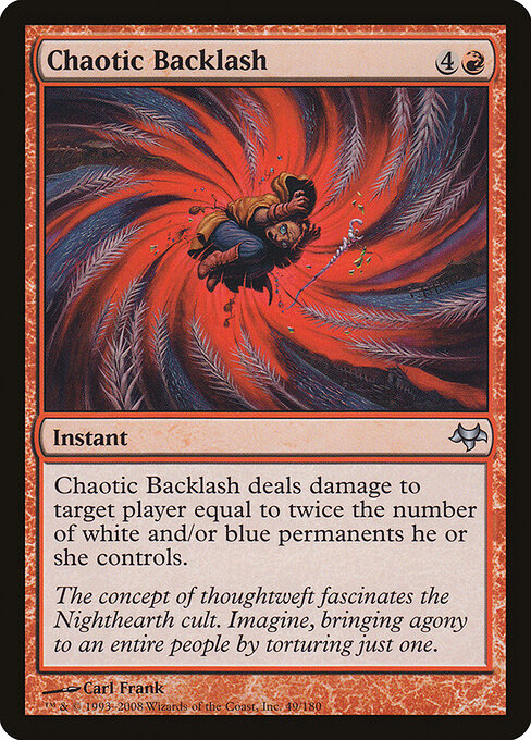 Chaotic Backlash card art
