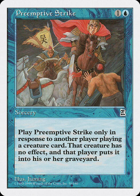 Preemptive Strike card art