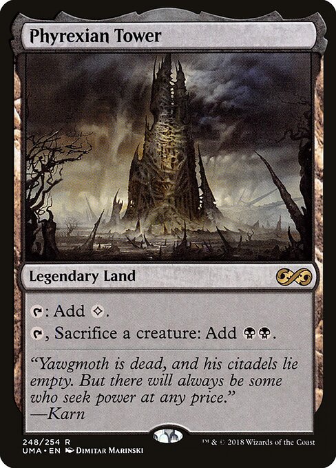 Phyrexian Tower card art