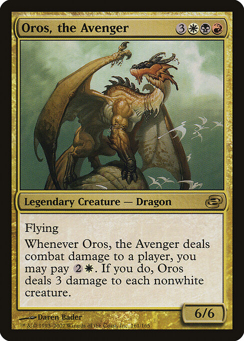 Oros, the Avenger card art