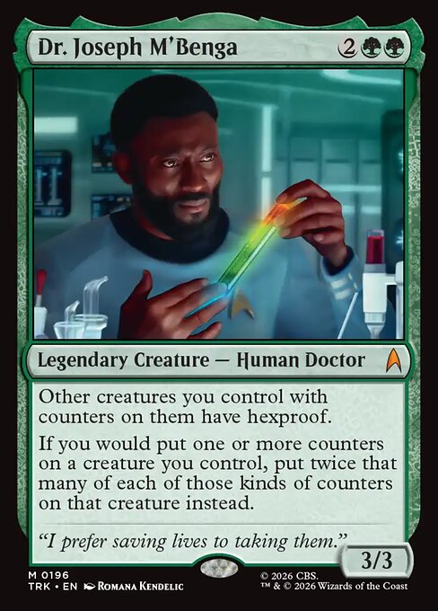 Dr. Joseph M'Benga card art