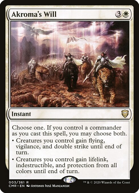 Akroma's Will card art
