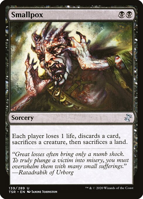 Smallpox card art