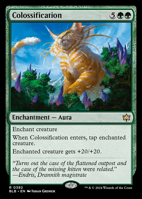 Colossification card art
