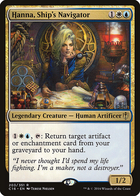 Hanna, Ship's Navigator card art