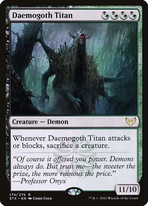 Daemogoth Titan card art