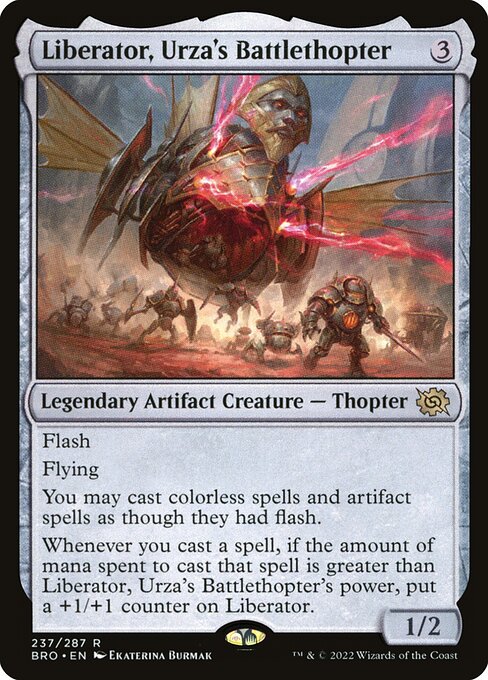 Liberator, Urza's Battlethopter card art
