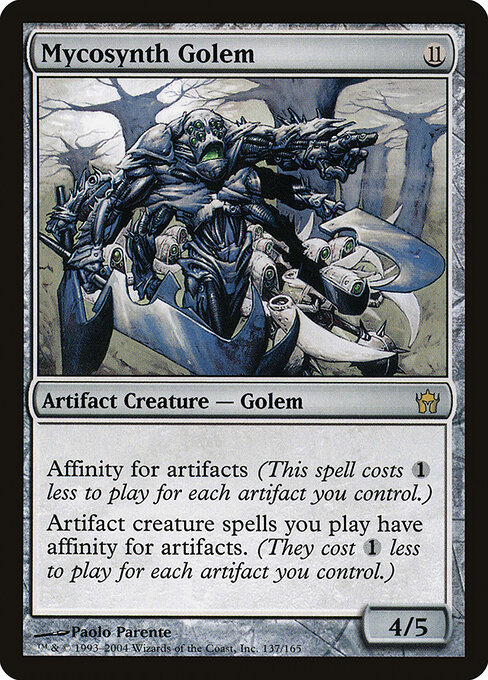 Mycosynth Golem card art