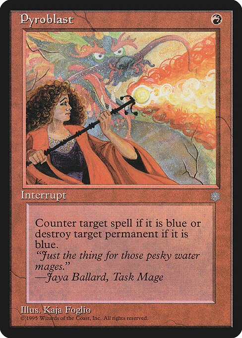 Pyroblast card art