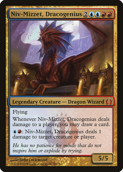 Niv-Mizzet, Dracogenius card art