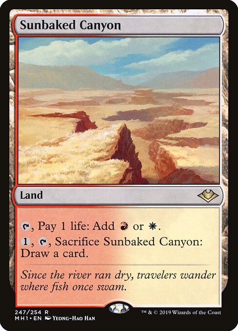 Sunbaked Canyon card art