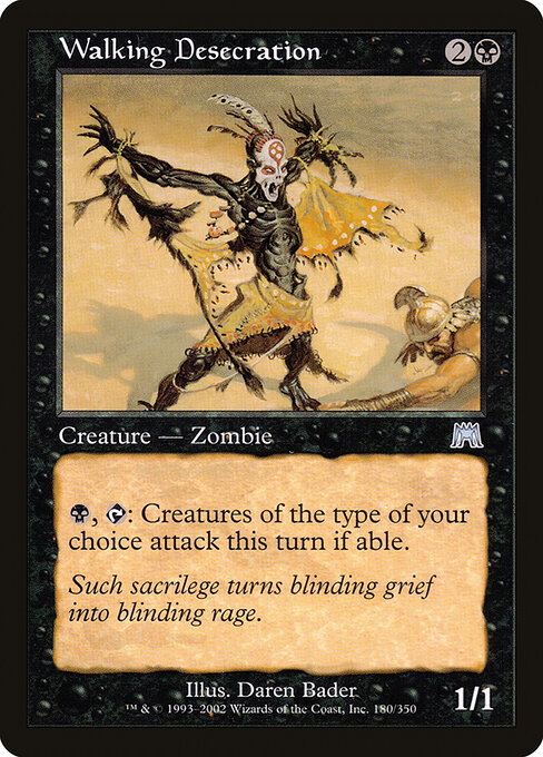 Walking Desecration card art