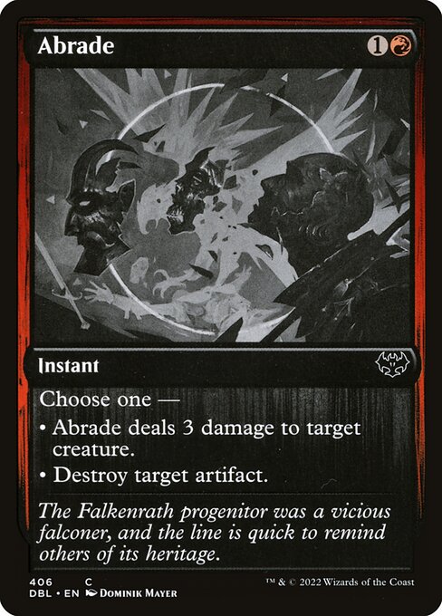 Abrade card art