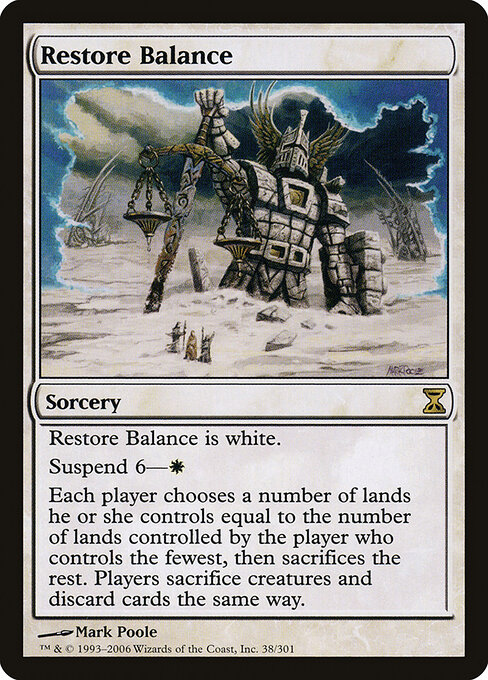 Restore Balance card art