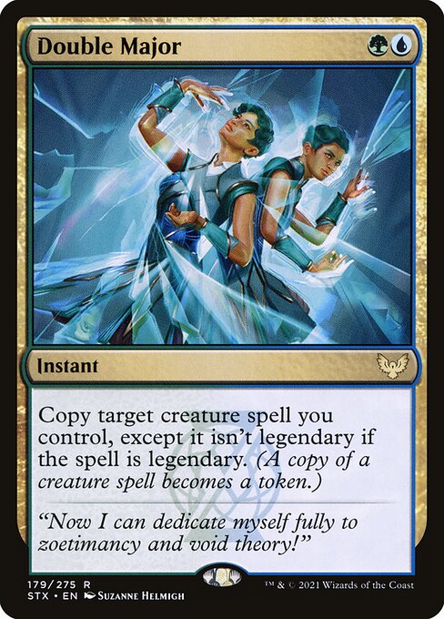 Double Major card art