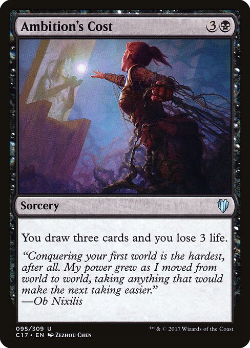 Ambition's Cost card art