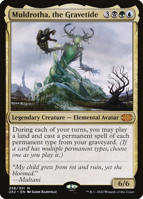 Muldrotha, the Gravetide card art