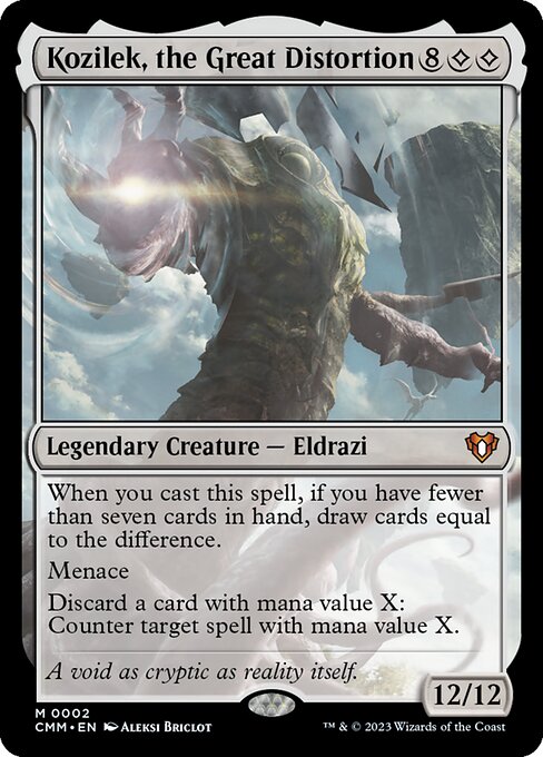 Kozilek, the Great Distortion card art