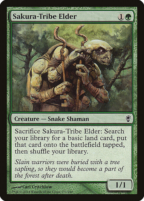 Sakura-Tribe Elder card art