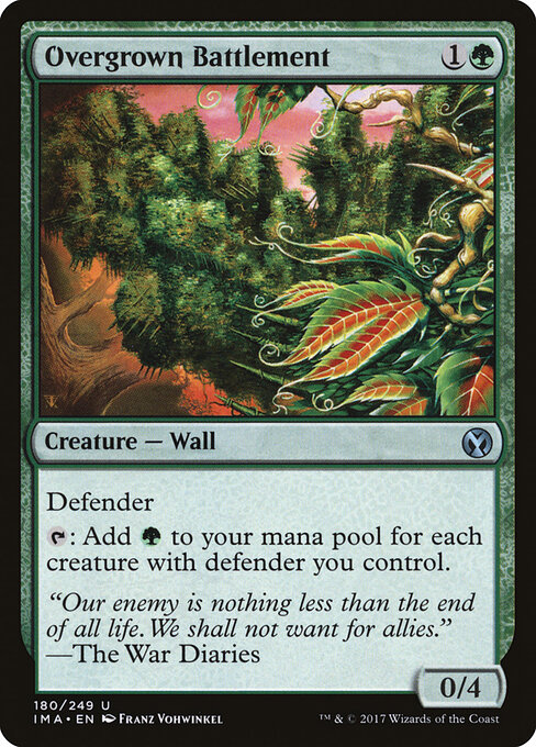 Overgrown Battlement card art