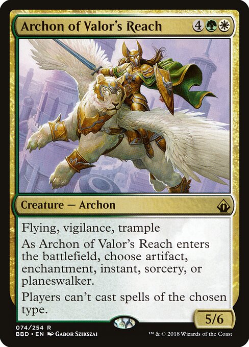 Archon of Valor's Reach card art