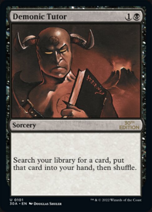 Demonic Tutor card art